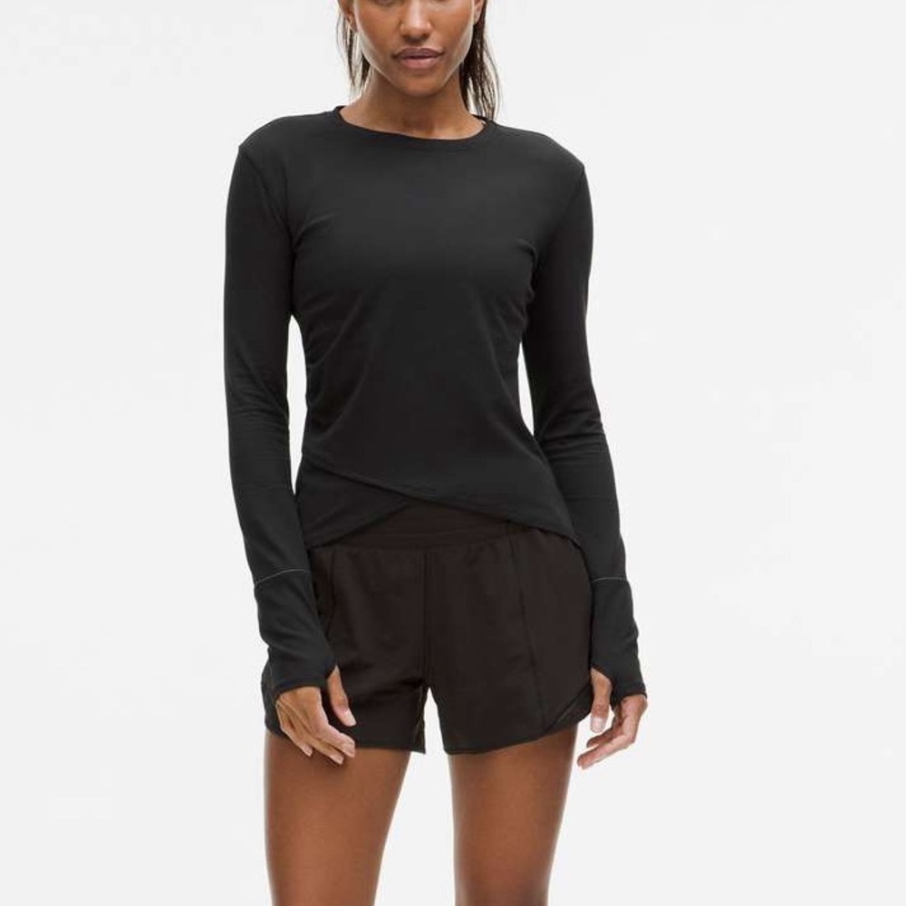 Lululemon Rulu Gathered-Waist Long-Sleeve Running Top - Picture 3 of 11